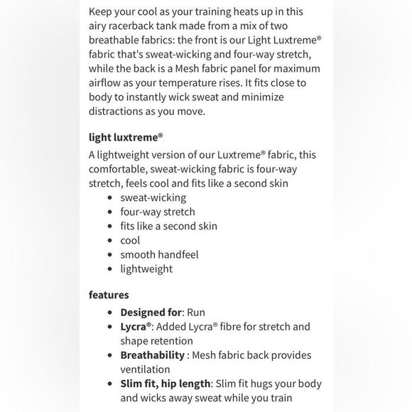 Lululemon Goal Crusher Tank (Stripe) Black - Picture 6 of 14